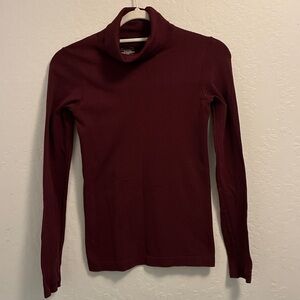 Athleta Flurry Ribbed Turtleneck Pullover